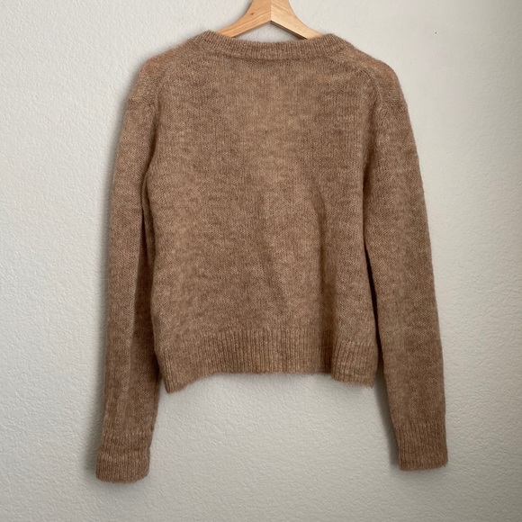 Jenni Kayne Boyfriend Knit Cardigan in Almond Size Small - Picture 6 of 12